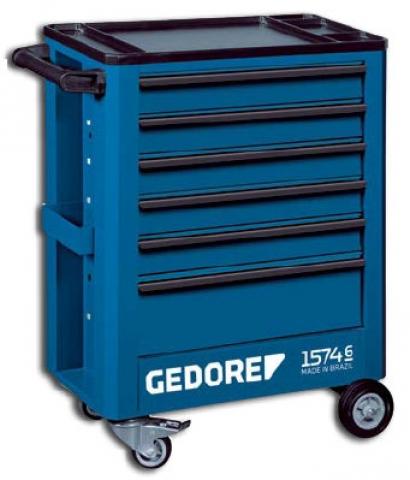Carro para ferramentas com 6 gavetas 001.046 GEDORE