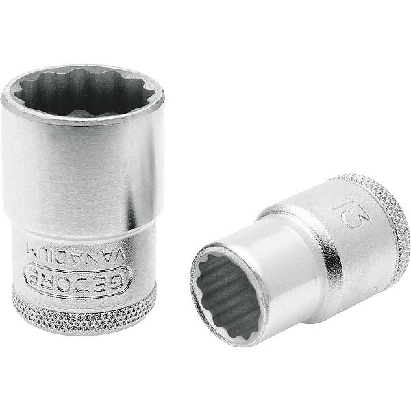 Soquete estriado com encaixe de 1/2" 1.1/16" GEDORE