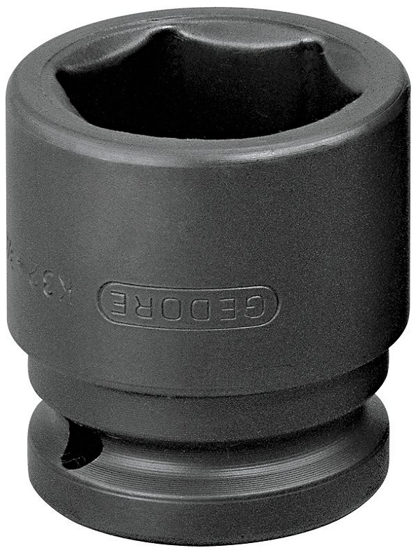 Soquete sextavado de impacto curto 1.1/2" com encaixe 3/4" 020065 GEDORE