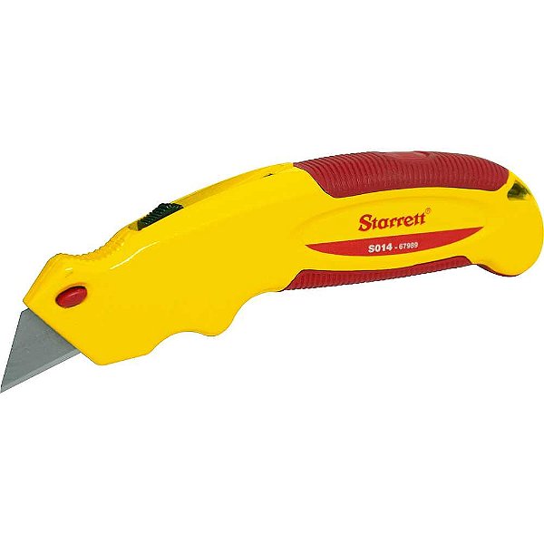Estilete trapezoidal retrátil S014 alumínio STARRETT