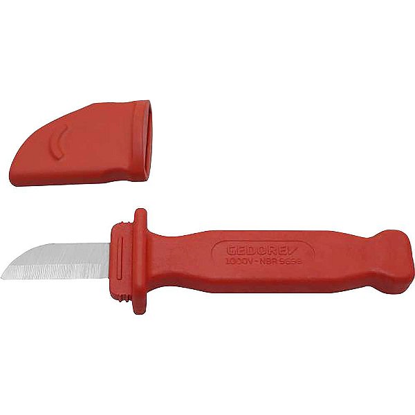 Faca desencapadora 180mm isolada 1.000V 035.100 GEDORE