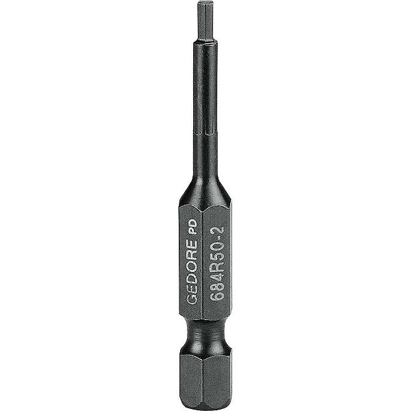 Bits hexagonal (allen) 1/4" x 5,0mm 684 R-50 GEDORE