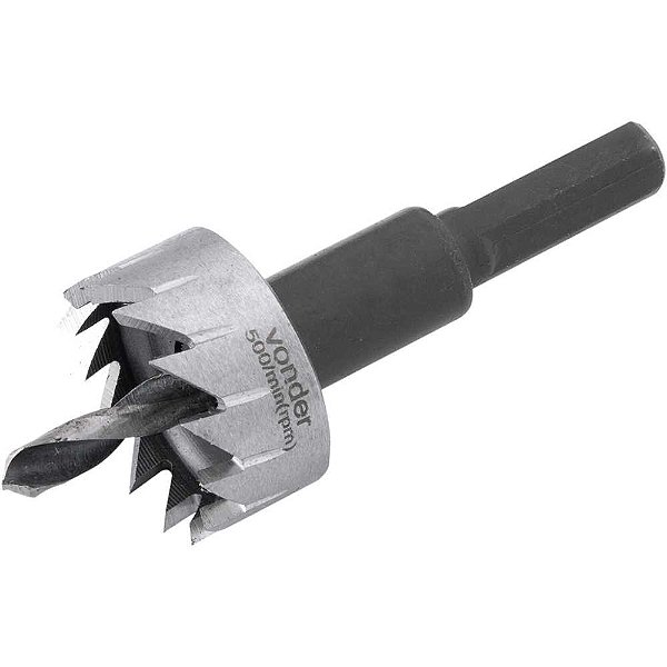 Serra copo de aço rápido 25mm para inox VONDER