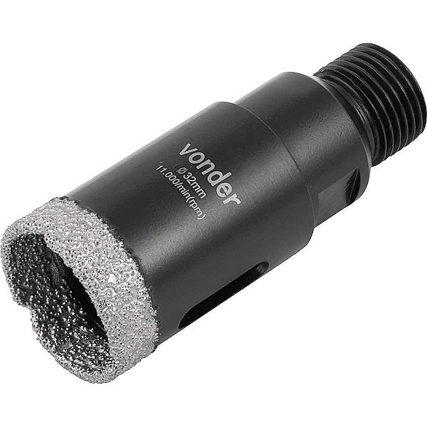 Serra copo diamantada 32mm para esmerilhadeira VONDER