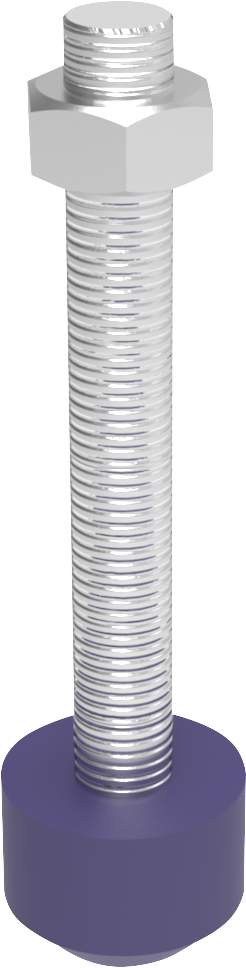 Ponteira de borracha para grampo de aperto rápido PB-M8 KIFIX