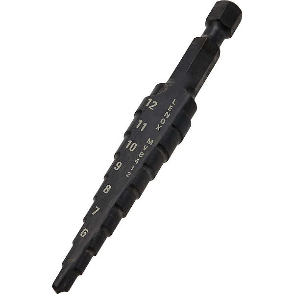 Broca de aço rápido escalonada 0,236” (6 mm) a 0,472” (12 mm) 30960MVB412 LENOX