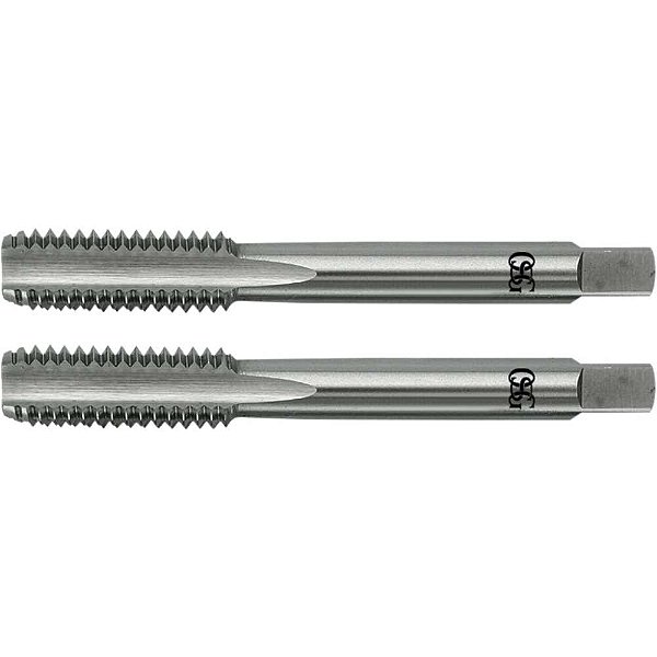 Macho manual de aço rápido M16 x 2mm rosca esquerda MB jogo com 2 peças OSG