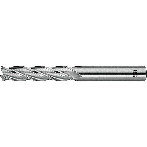 Fresa de topo em aço rápido longa 8,0mm com 8% de cobalto 4 cortes DIN 844N 802/2 OSG