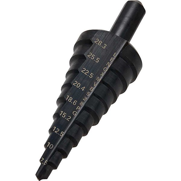 Broca de aço rápido escalonada 0,295” (7,5 mm) a 1,114” (28,3 mm) 30964MVB528PG LENOX