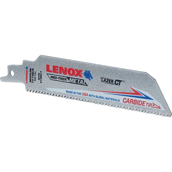 Lâmina para serra sabre 150mm com 10 dentes LXAR6110CT-1 LENOX