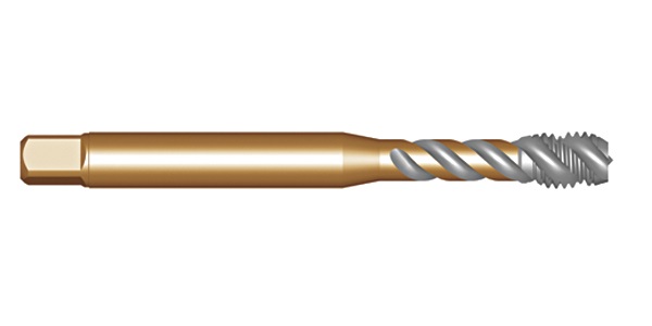 Macho máquina HSS-E PM 10mm x 1mm com canal helicoidal DIN 374 EX10M10X1.0 DORMER