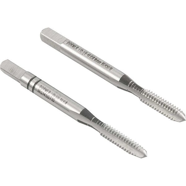 Macho manual de aço rápido 1/8" BSW jogo com 2 peças DORMER