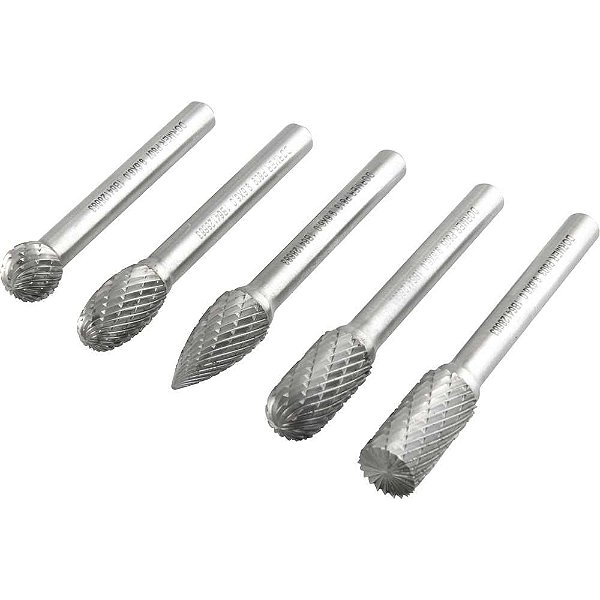 Jogo de lima rotativa de metal duro P88001 5 peças forma B C D Eg 5 peças DORMER