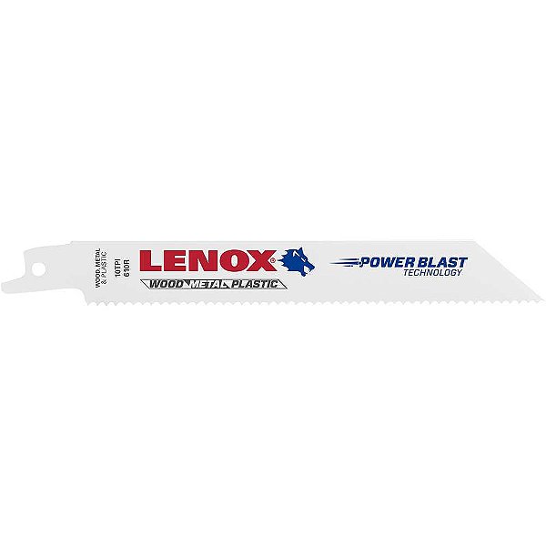 Lâmina para serra sabre multimateriais 150mm 10 dentes 20561S610R LENOX