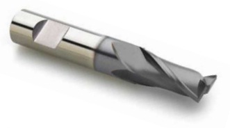 Fresa topo 8,0mm em metal duro revestimento de TiAlN dois cortes DIN 6535 HB Weldon Shank S922 DORMER
