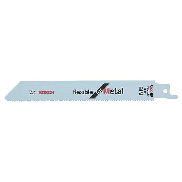 Lâmina para serra sabre 150mm S922 BF com 2 peças 2608656037 BOSCH