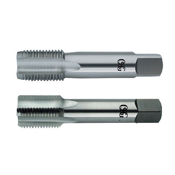 Macho manual de aço rápido 3/8" BSP jogo com 2 peças DIN 5157 OSG