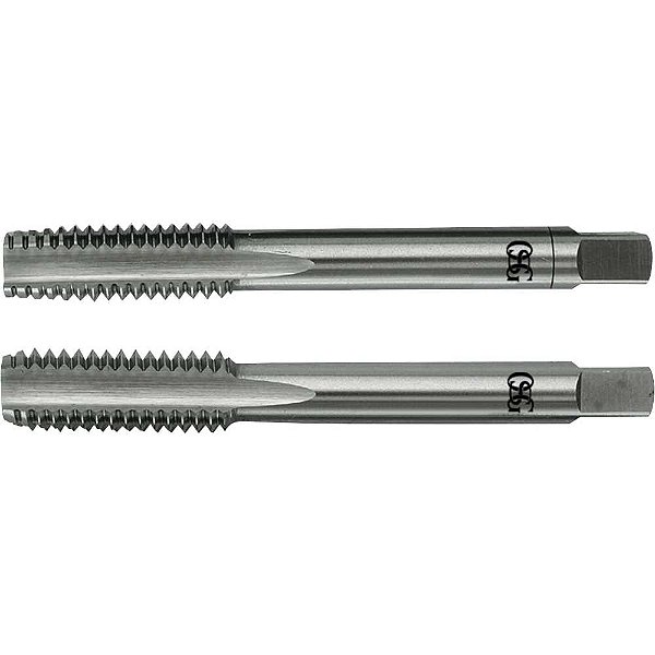 Macho manual de aço rápido M5 x 0,50mm rosca MB jogo com 2 peças OSG