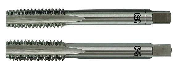 Macho manual de aço rápido 1/2" UNF jogo com 2 peças OSG
