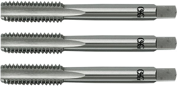 Macho manual de aço rápido 3/8" BSW jogo com 3 peças OSG