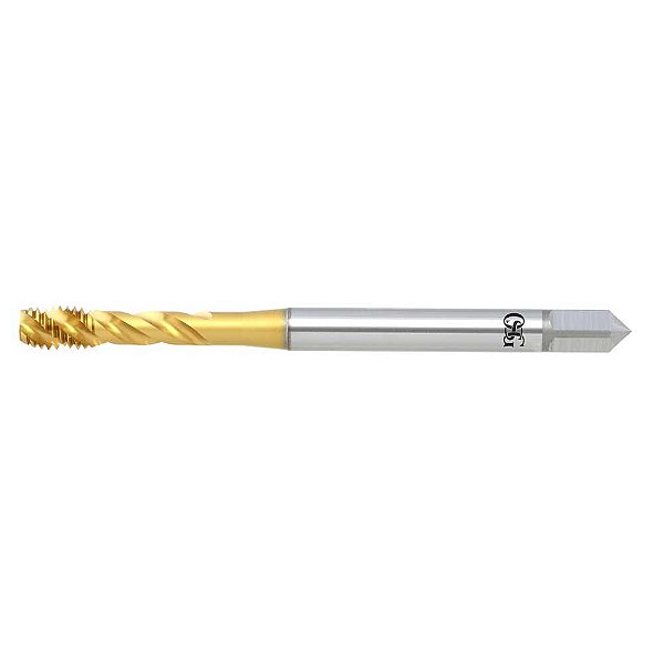 Macho máquina 3/8" UNC com canal helicoidal HSSE com cobertura TiN DIN 2184 2002/1 A-SIGMA-SFT OSG