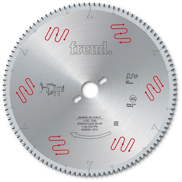 Lâmina de serra circular com dentes de metal duro/vídea 400mm x 30mm 96 dentes FREUD BOSCH