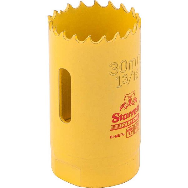 Serra copo de aço rápido 30mm - 1.3/16" Fast cut FCH0136-G STARRETT
