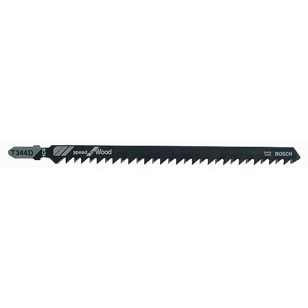 Lâmina de serra tico-tico 126mm encaixe T T-344D BOSCH