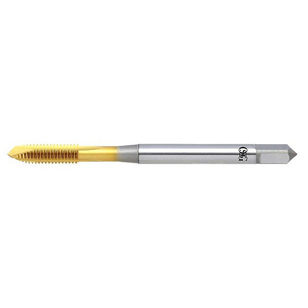 Macho máquina rosca UNC 1/4" ponta helicoidal HSSE cobertura TiN DIN 2184 2000/1 A-SIGMA-POT OSG