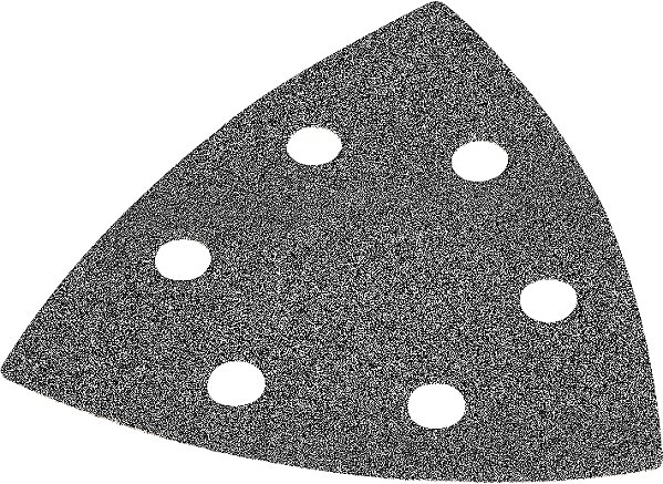Lixa triangular com costado em pluma grão 120 para lixamento oscilante com multiferramenta DWASPTRI12 DEWALT