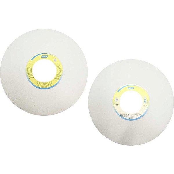 Rebolo reto 12" x 1" 38A grão 46 branco NORTON