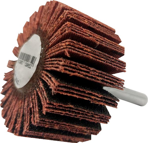 Roda de lixas 45mm x 20mm com haste grão 120 Mini Kontour R-263 RODABRAS