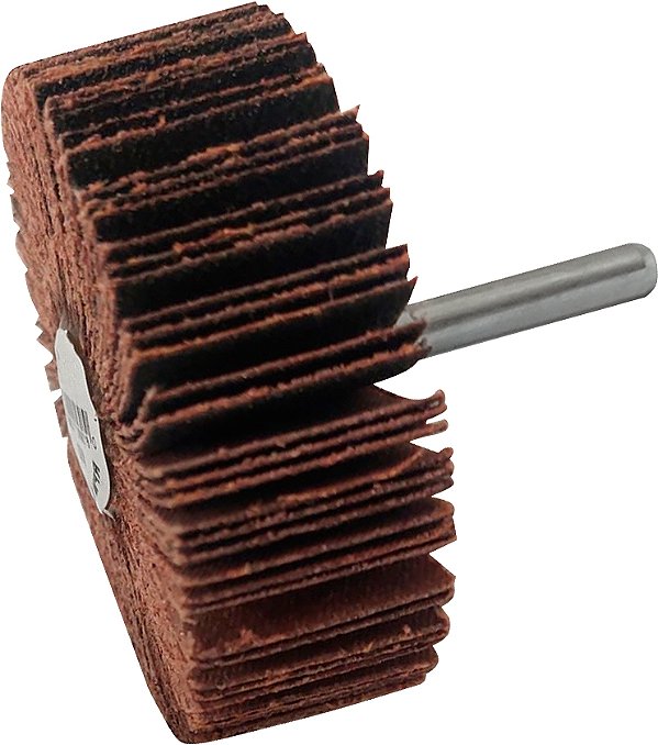 Roda de lixas 60mm x 20mm com haste grão 50 Mini Kontour R-263 RODABRAS