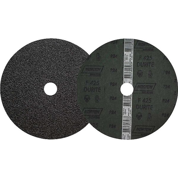 Disco de lixa 7" - 180mm grão 24 F-425 Durite embalagem com 10 peças NORTON
