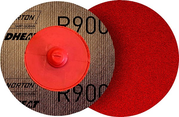 Disco de lixa 76mm grão 120 com sistema de encaixe rápido SPEED LOK R900 NORTON
