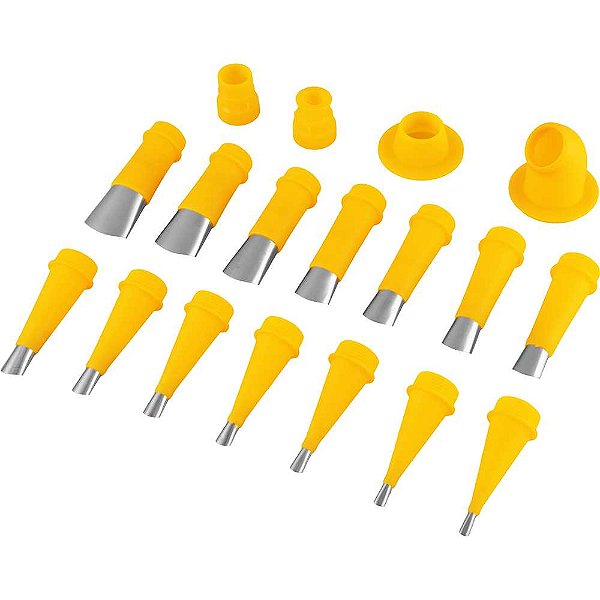 Conjunto de bicos em aço inox para aplicador de silicone VONDER