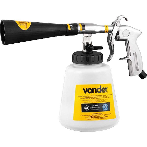 Pistola tornador para limpeza caneca plástica VONDER