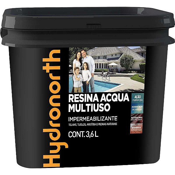 Impermeabilizante multiuso acqua verde quadra 3,6 litros 93188 HYDRONORTH