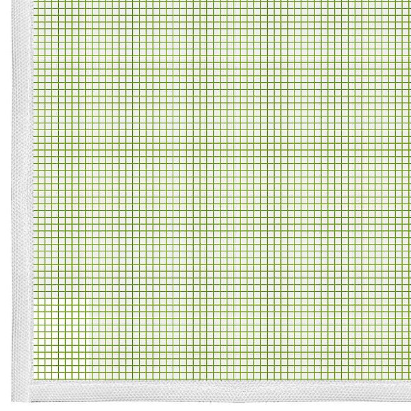 Tela mosquiteiro verde 1,5m x 1,5m com sistema fixa fácil 5010002 LAHUMAN