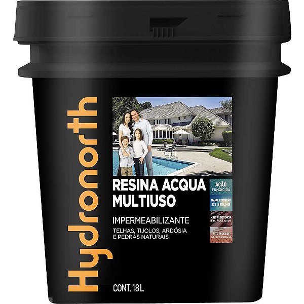 Impermeabilizante multiuso acqua verde quadra 18,0 litros 93189 HYDRONORTH