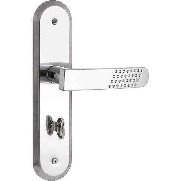 Fechadura banheiro espelho em aço inox modelo 1820/21 STAM