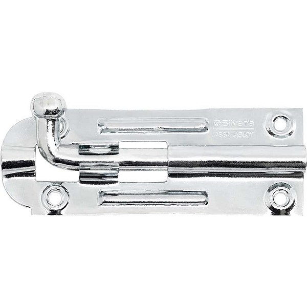 Fecho redondo zincado 2" 50,8mm 500 95564 SILVANA - 12 unidades