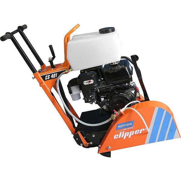 Máquina a gasolina para cortar asfalto concreto e piso 14hp motor Kohler 4 tempos CS401 CLIPPER