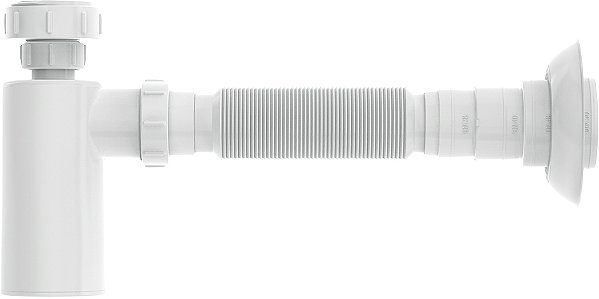 Sifão universal copo branco 480mm comprimento 031302 BLUKIT