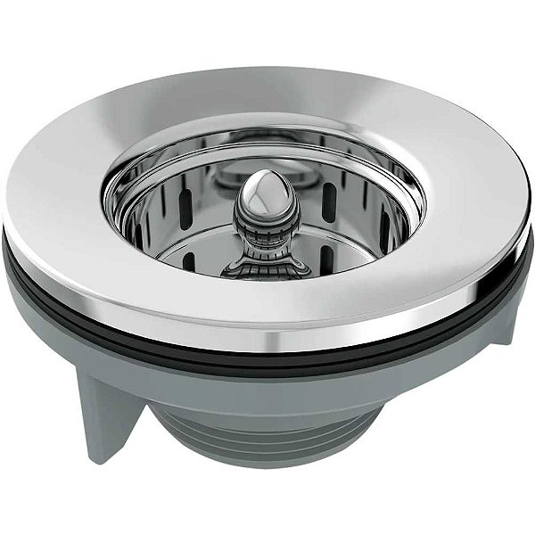 Válvula de escoamento para pia americana 3.1/2 x 1.1/2" BLUKIT