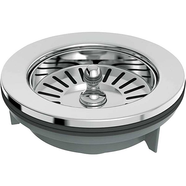 Válvula de escoamento para pia americana 4.1/2 x 1.1/2" BLUKIT