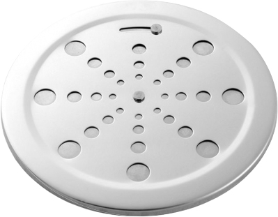 Grelha/Tampa para ralo 100,0mm redondo em aço inox com fecho 291815 BLUKIT