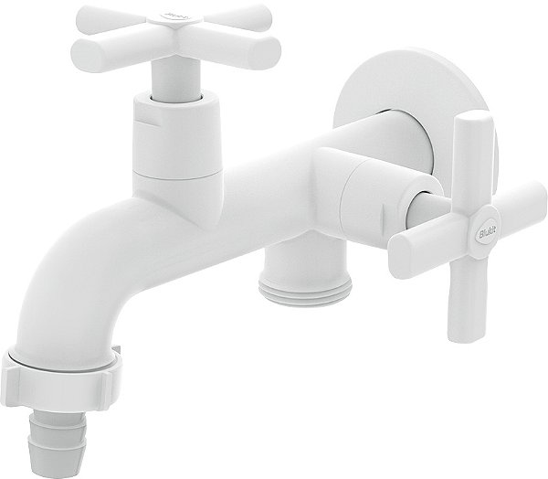 Torneira com Derivação para Tanque e Máquina 1/4" de Volta BLUKIT