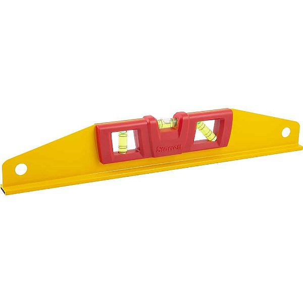 Nível de alumínio trapezoidal 14" com base magnética KLTS14 STARRETT