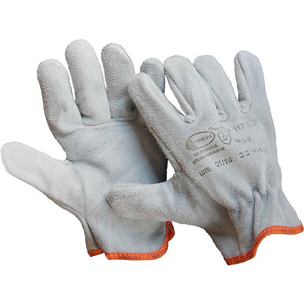 Luva Raspa 7cm Modelo Americano com reforço na palma Procipa